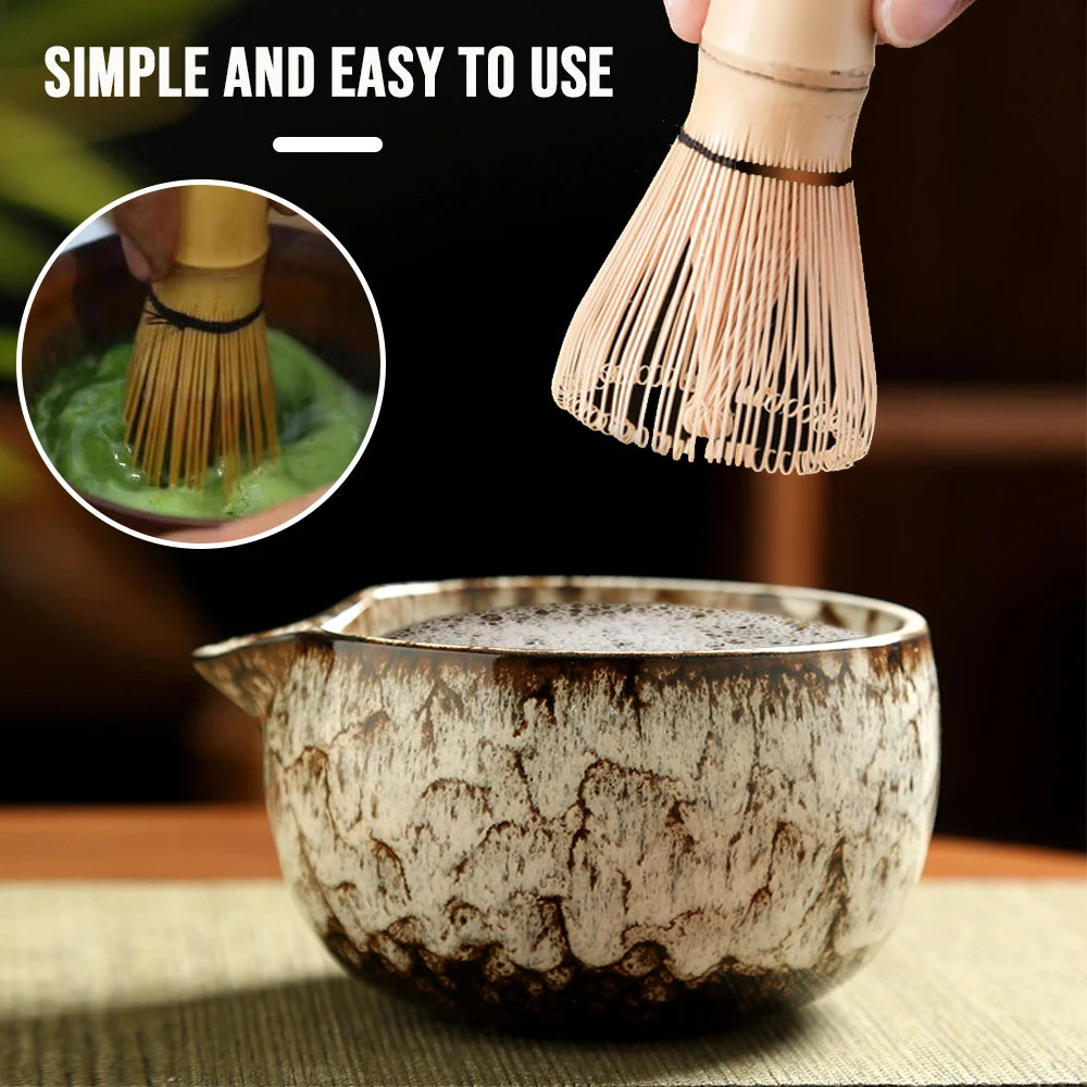 Japanisches Matcha Tee-Set – 6-teiliges Bambus-Set für dein tägliches Ritual