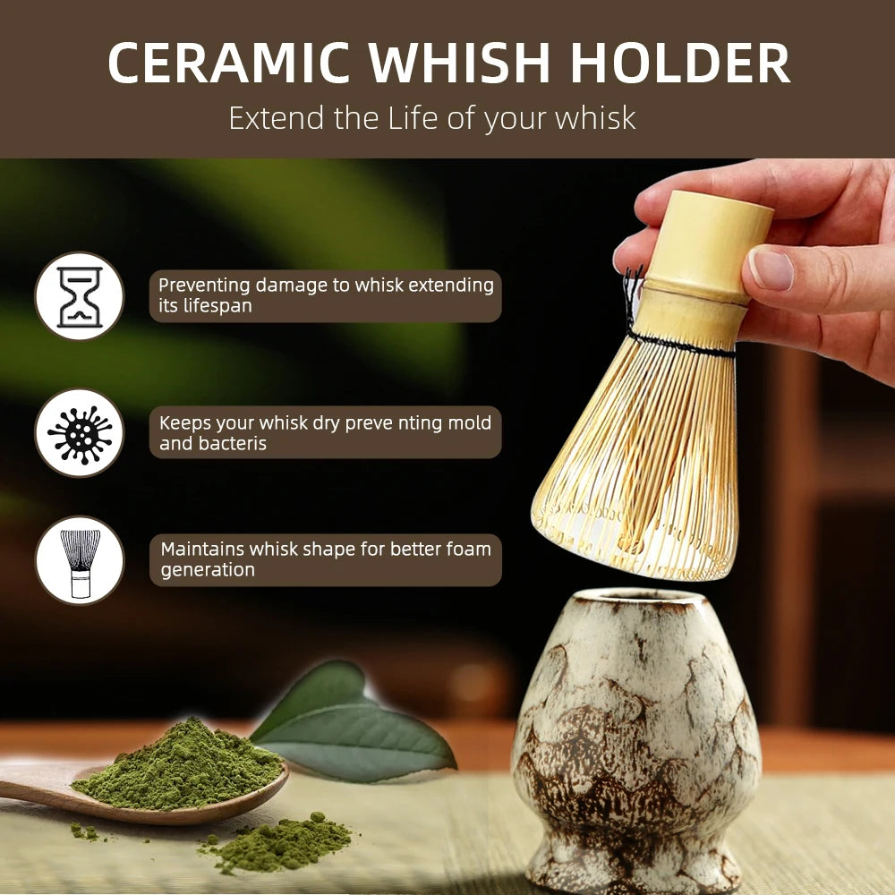 Japanisches Matcha Tee-Set – 6-teiliges Bambus-Set für dein tägliches Ritual